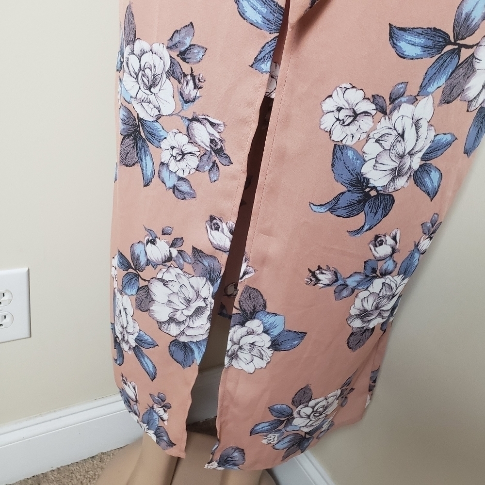 SIENNA SKY Floral Ultra Mini Dress with Long Cover - Picture 4 of 10